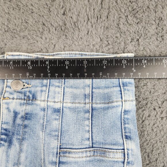 Free People We the Free Jayde Super High Waisted Stretch Flare Jeans Sz 29 Long - Picture 3 of 10